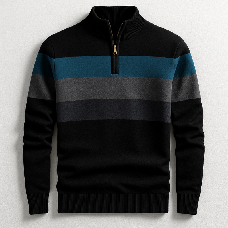 Bradford Quarter-Zip Pullover – Men’s Soft Knit Mid-Layer | Modern Everyday Comfort