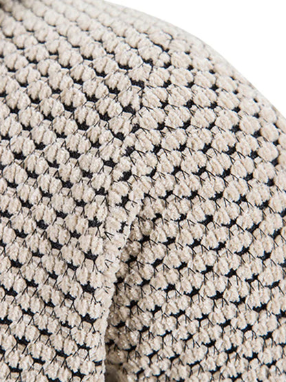 Chris - Long fleece hooded sweater for men