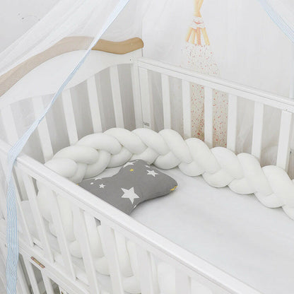 Braided Baby Crib Bumper Protection