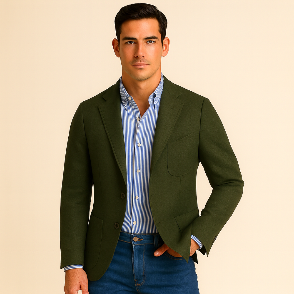 The Oxford Linen Blazer - Wedding Guest Men - Formal Occasions