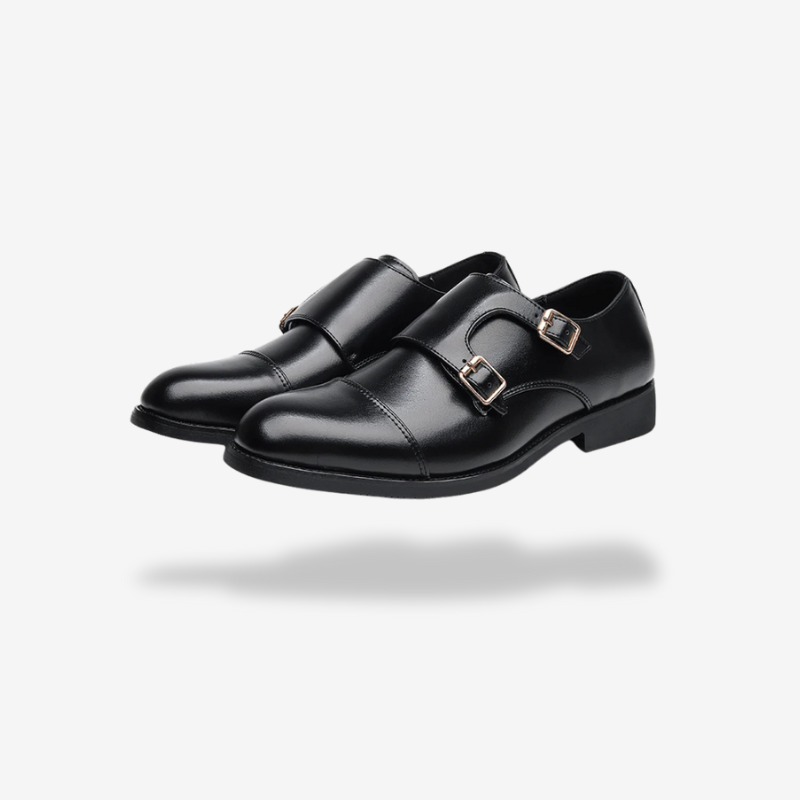 Men’s Double Buckle Loafers – Timeless Elegance & Modern Comfort