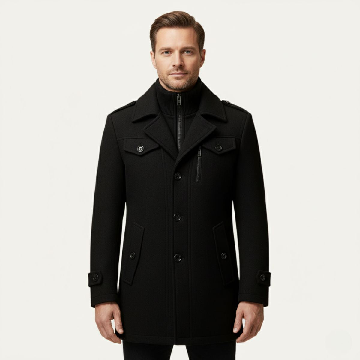 The Westminster Warm Coat – Men’s Classic British Overcoat