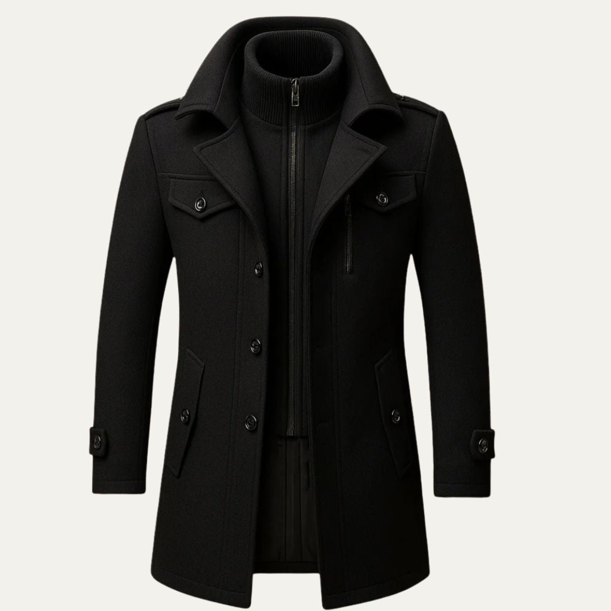 The Westminster Warm Coat – Men’s Classic British Overcoat