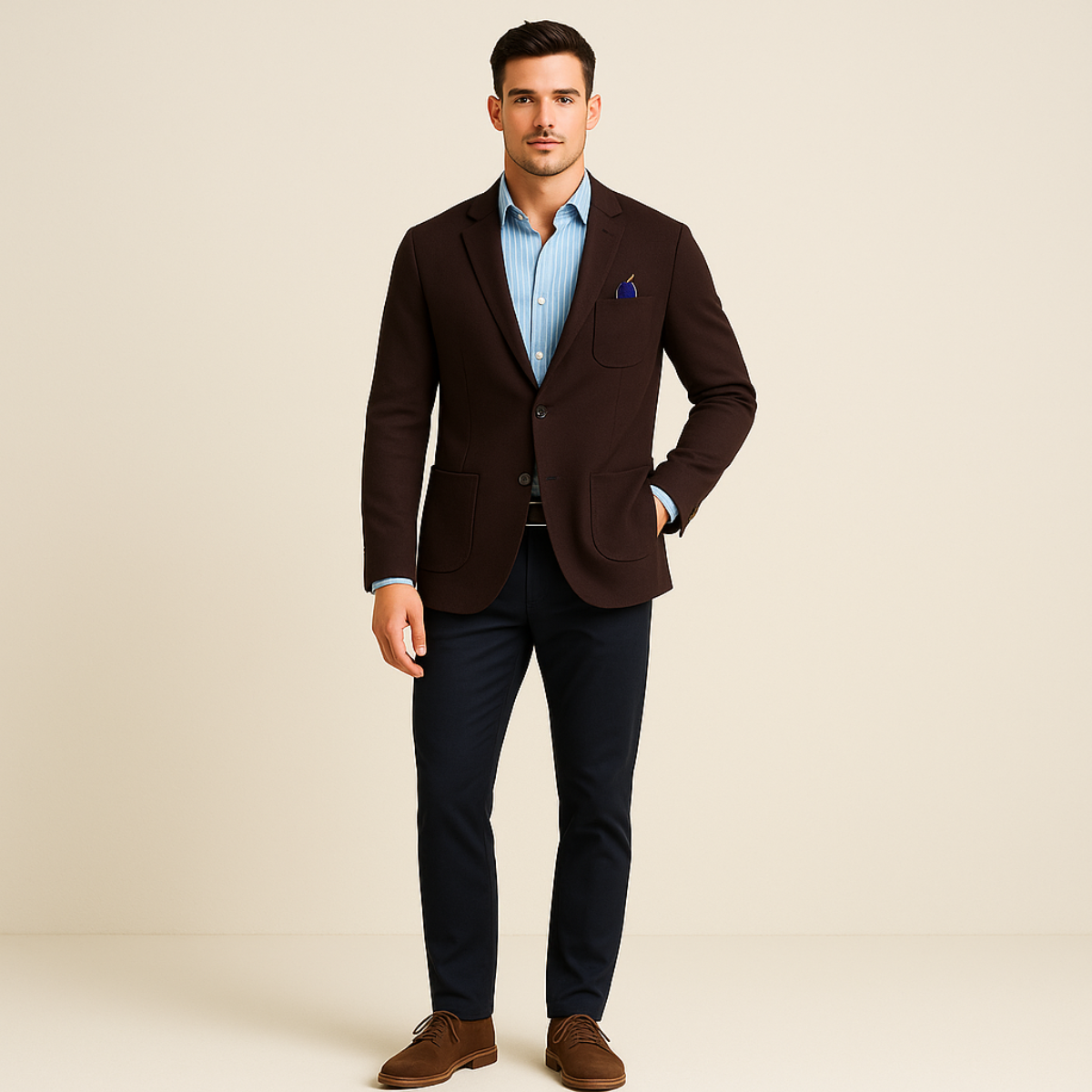 The Oxford Linen Blazer - Wedding Guest Men - Formal Occasions
