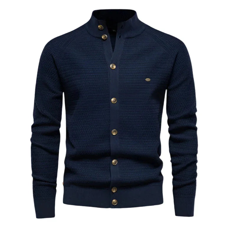 Classic Cashmere Refined Men’s Knit Cardigan – Lightweight, Soft & Stylish