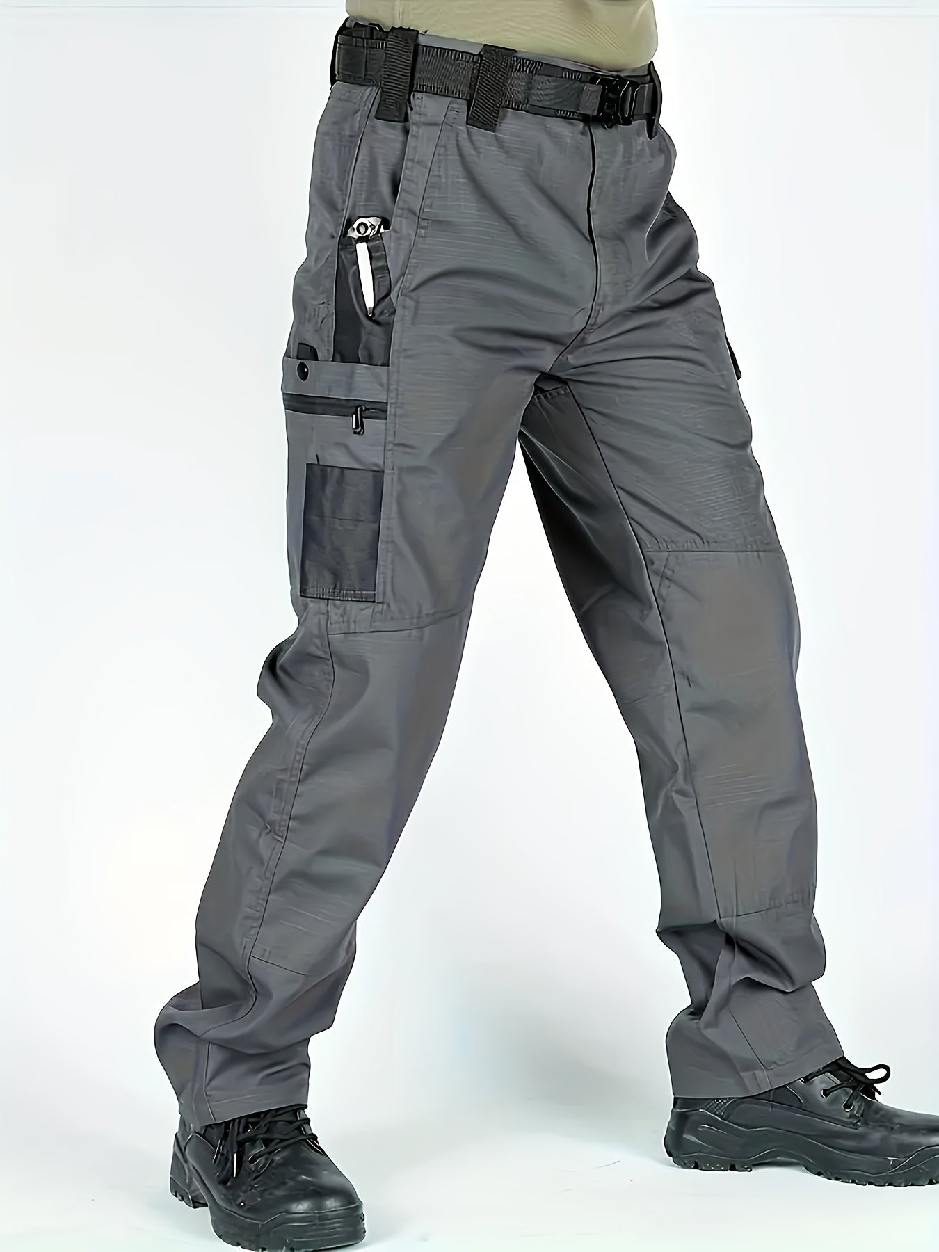 Men’s Outdoor Cargo Pants – Anti-Tear, Multi-Pocket Work Trousers