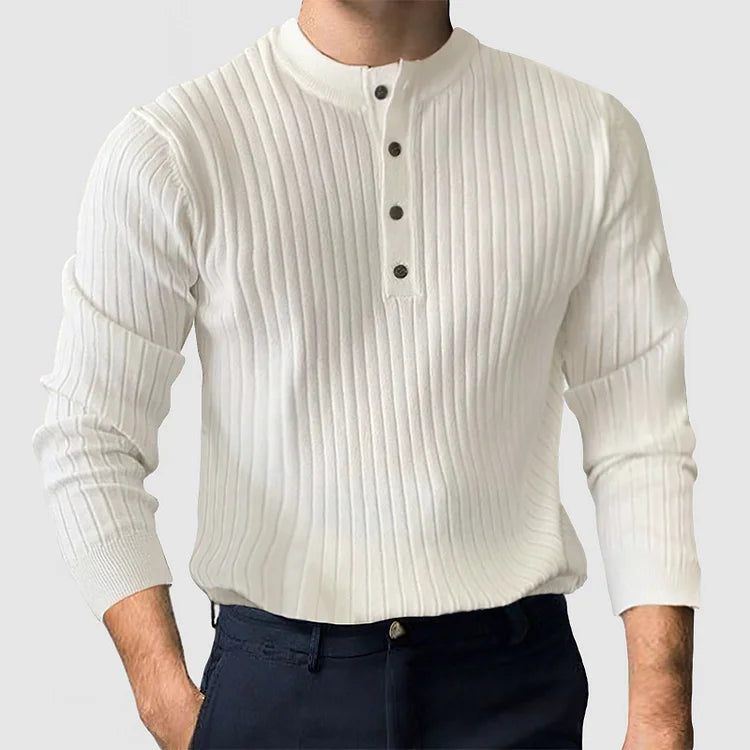 Gentleman's Casual Henley Shirt