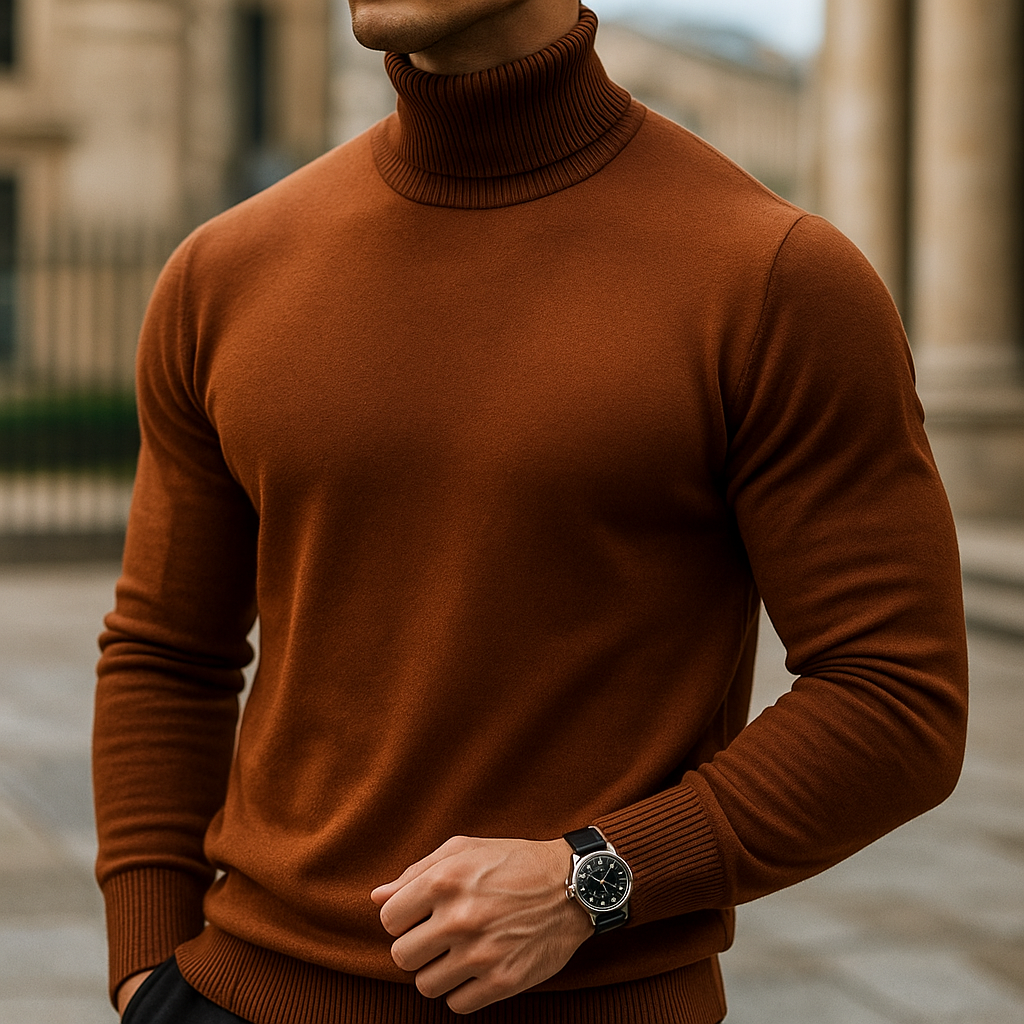 Ferreni - Knitted Men Cashmere Turtleneck Sweater