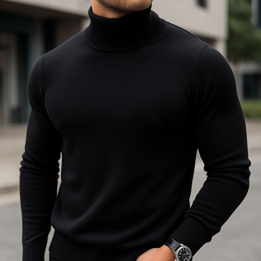 Ferreni - Knitted Men Cashmere Turtleneck Sweater