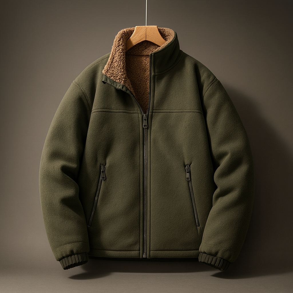 Redmont Soft-Lined Men Fleece Warm Zippered Jacket