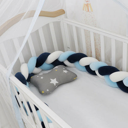 Braided Baby Crib Bumper Protection