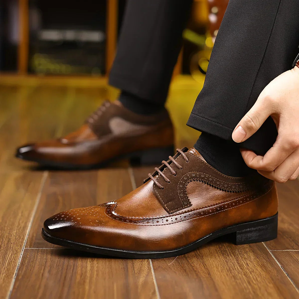 Constantine Men's Leather Dress Shoes