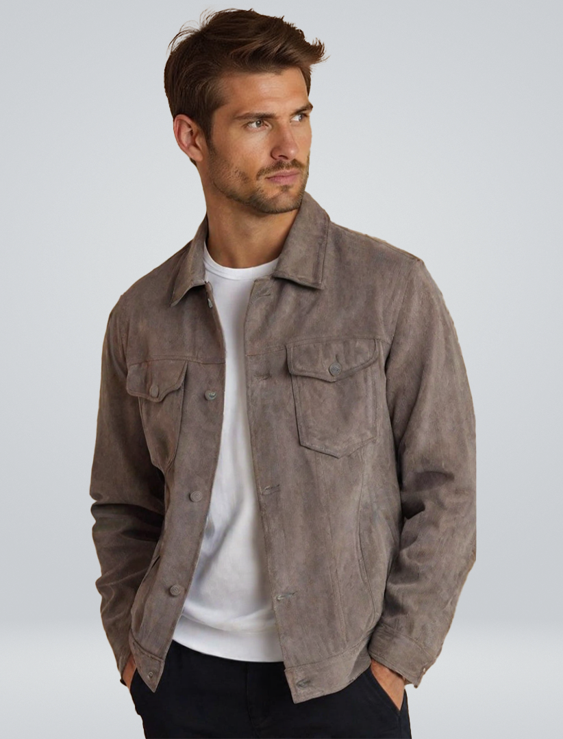 Valente | Suede Men Classic Jacket