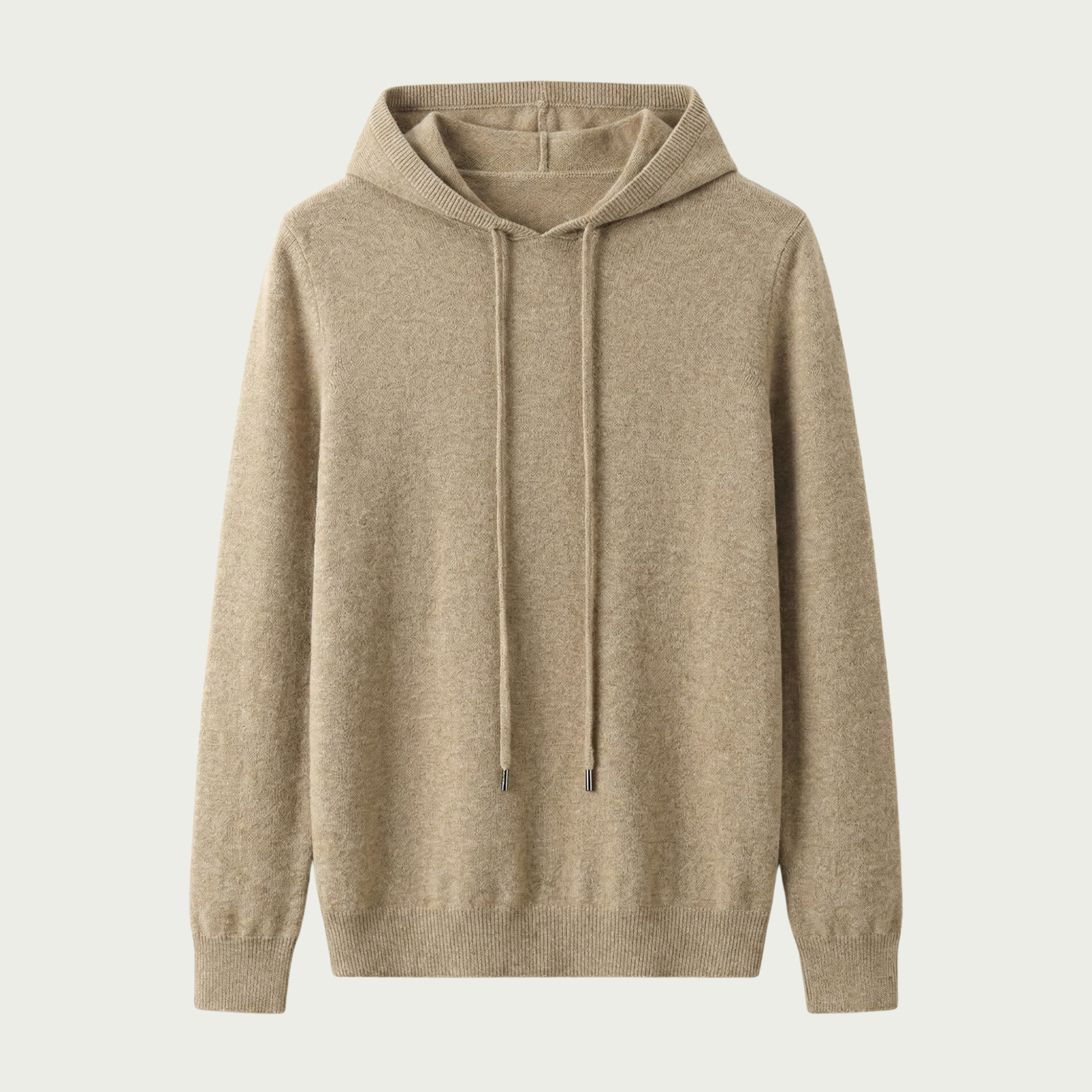 Solorfit Men’s Cashmere Hoodie – Luxury Soft Knit, Warm Lightweight Comfort