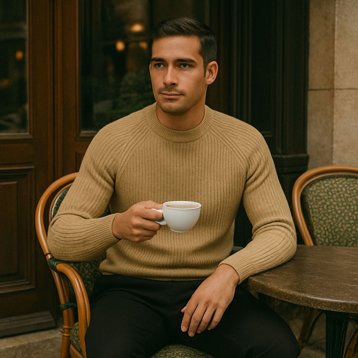 The Ely Cashmere Crewneck Sweater for Men