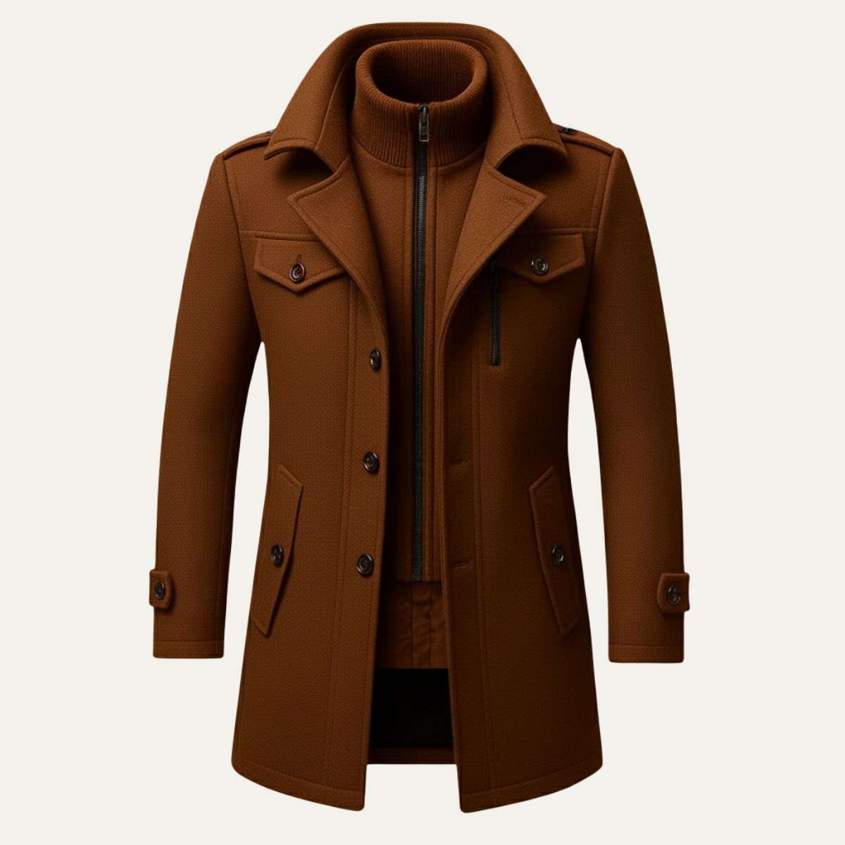 The Westminster Warm Coat – Men’s Classic British Overcoat