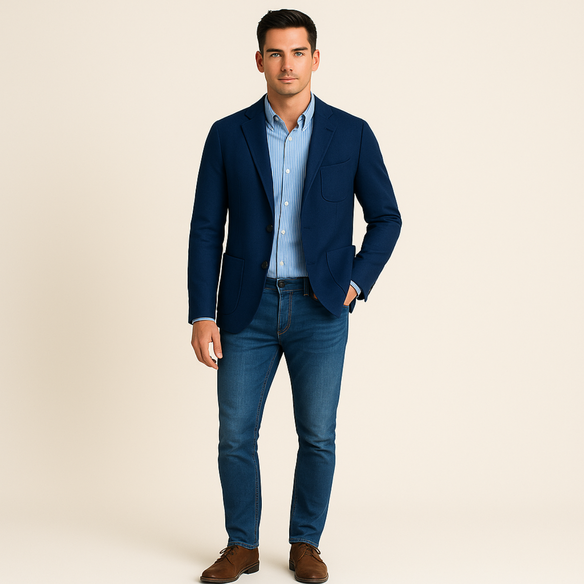 The Oxford Linen Blazer - Wedding Guest Men - Formal Occasions