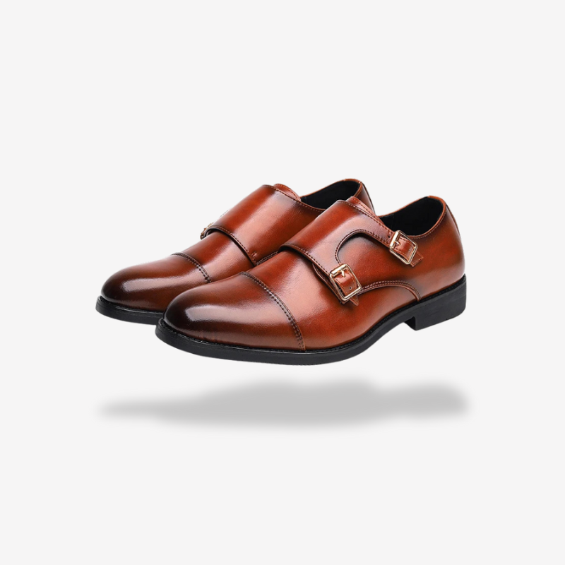 Men’s Double Buckle Loafers – Timeless Elegance & Modern Comfort