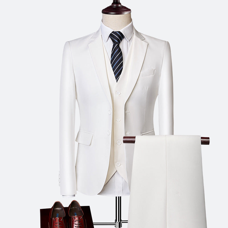 Men’s Business Suit | Tailored 3-Piece Set for Formal and Office Wear