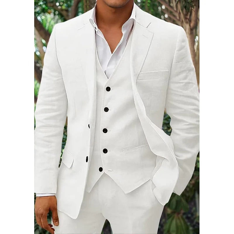 Classic Men’s Suit – 3-Piece Set with Vest