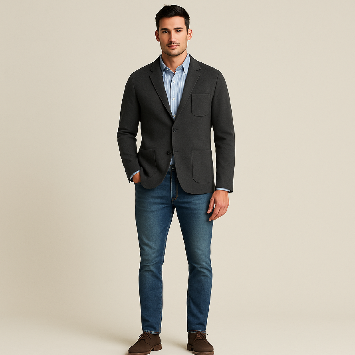 The Oxford Linen Blazer - Wedding Guest Men - Formal Occasions