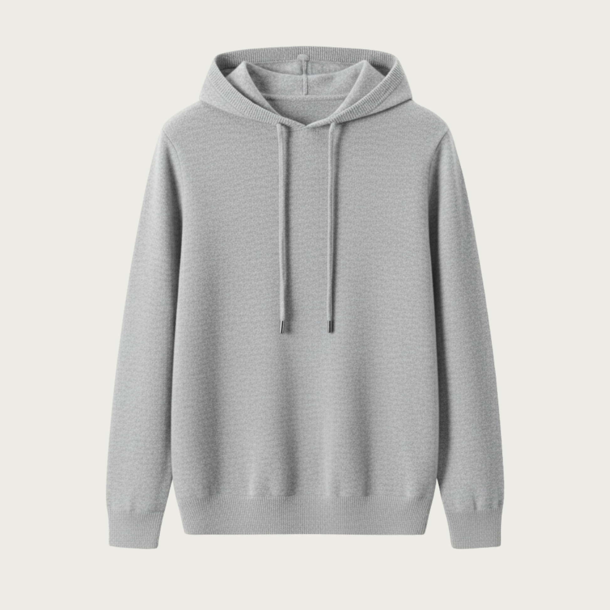 Solorfit Men’s Cashmere Hoodie – Luxury Soft Knit, Warm Lightweight Comfort