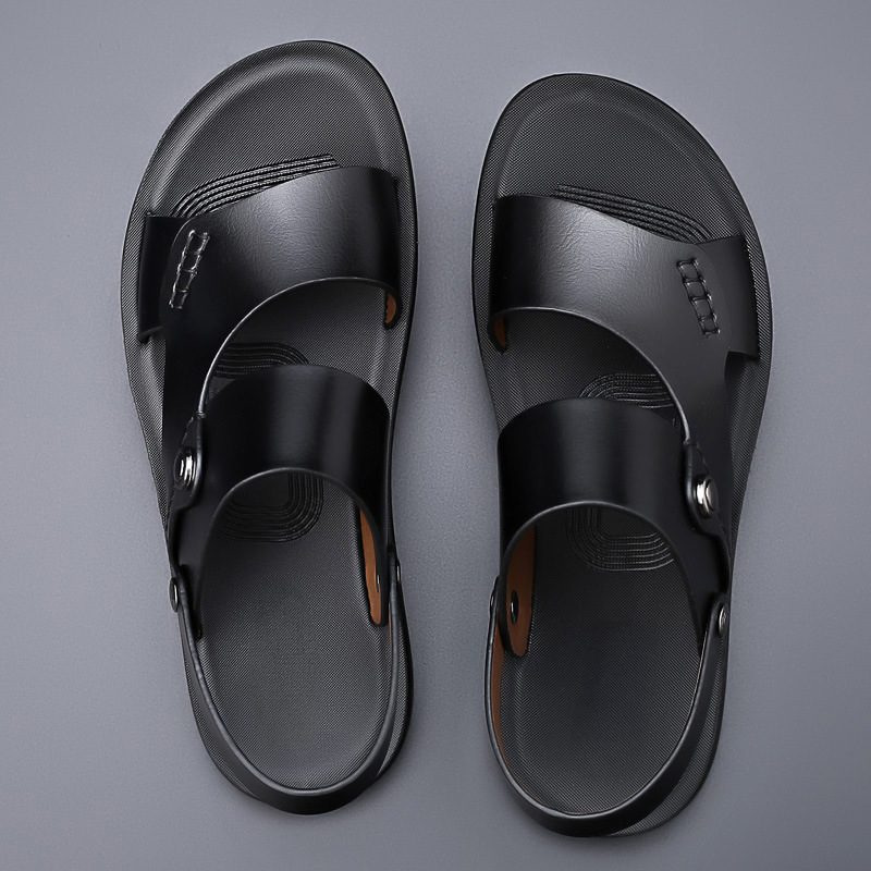 Avenwood Men Cushioned Leather Sandals