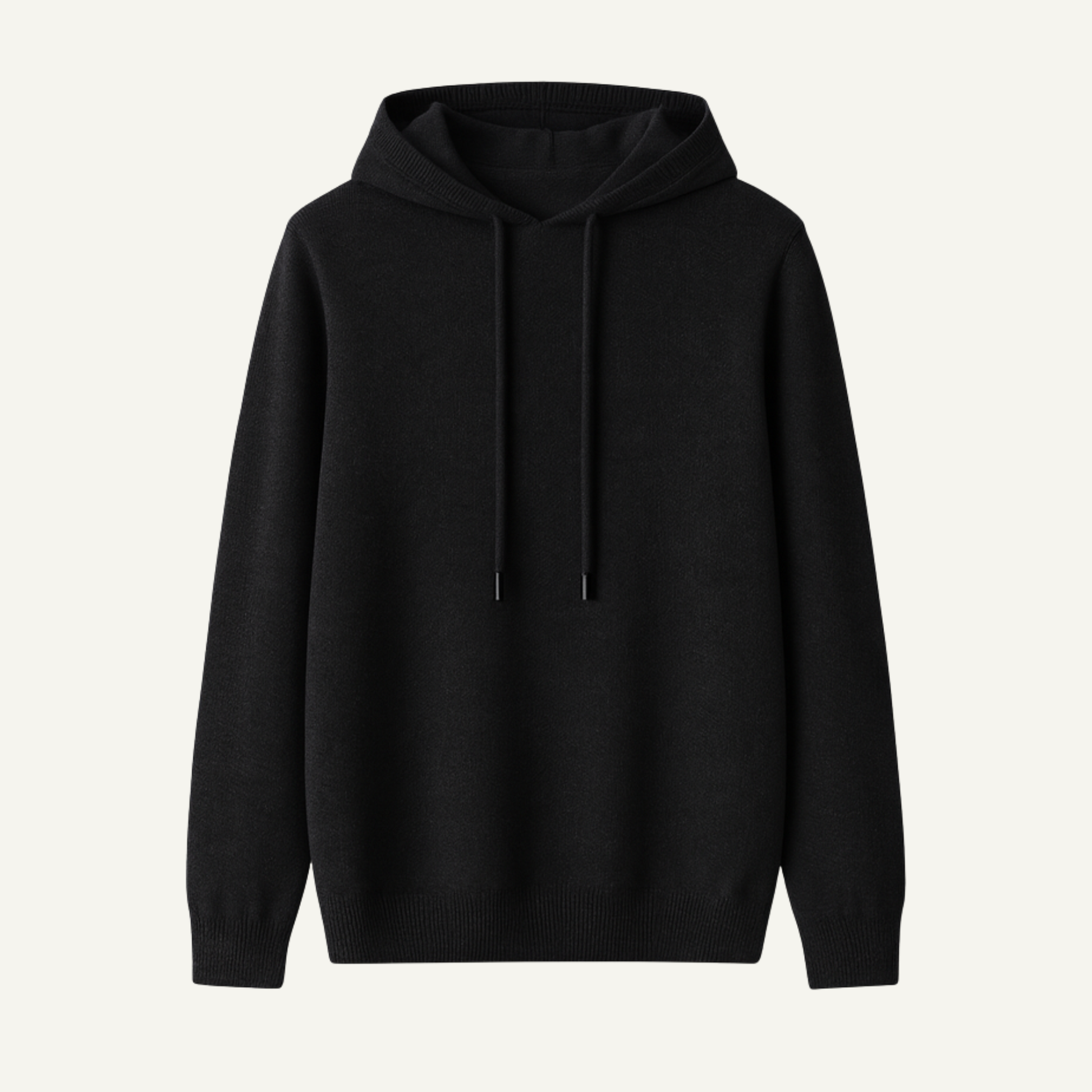 Solorfit Men’s Cashmere Hoodie – Luxury Soft Knit, Warm Lightweight Comfort