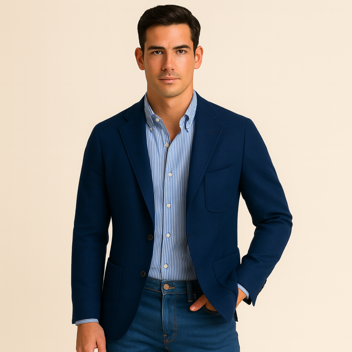 The Oxford Linen Blazer - Wedding Guest Men - Formal Occasions
