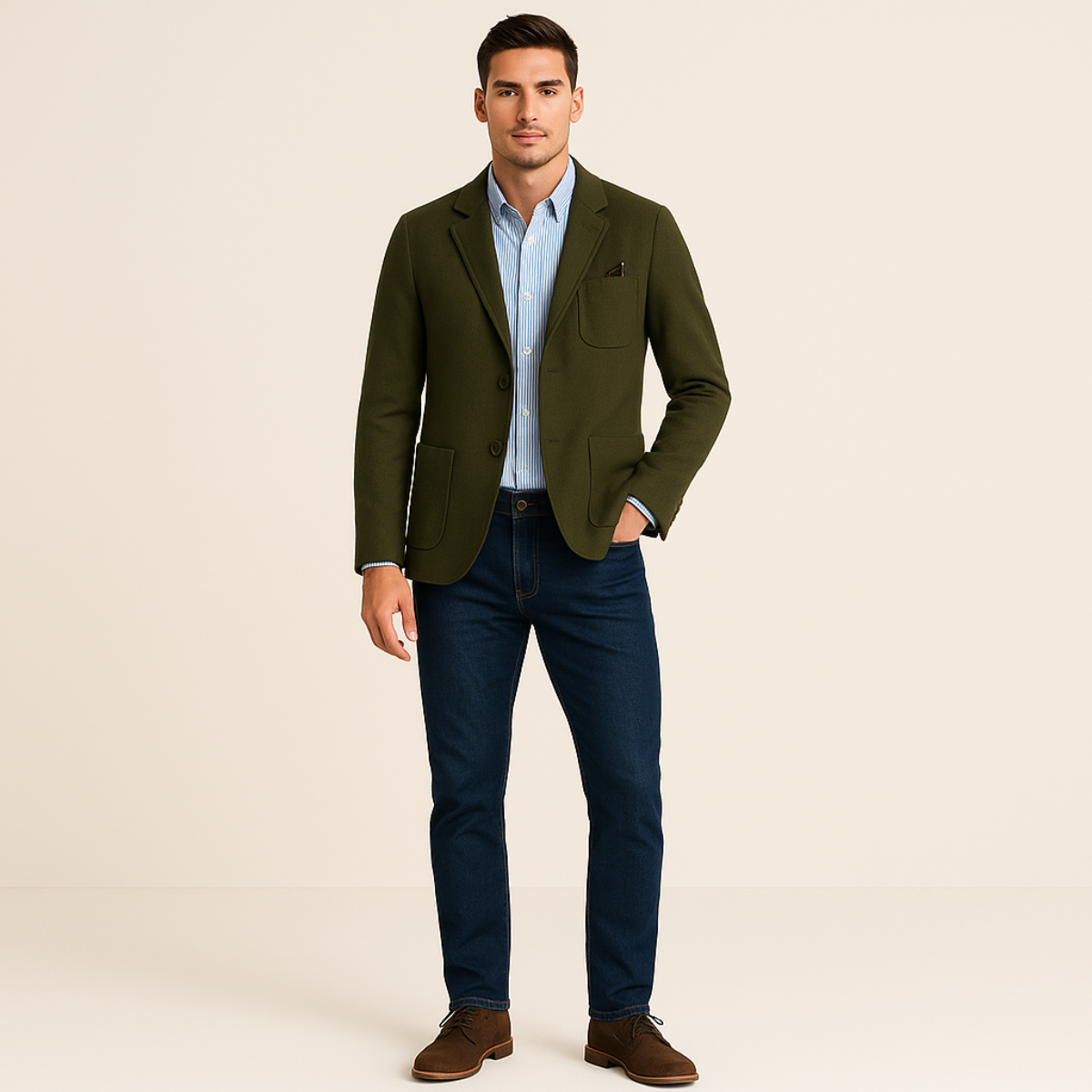 The Oxford Linen Blazer - Wedding Guest Men - Formal Occasions
