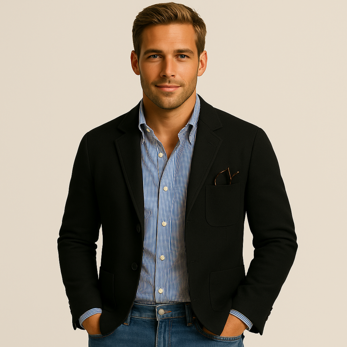 The Oxford Linen Blazer - Wedding Guest Men - Formal Occasions