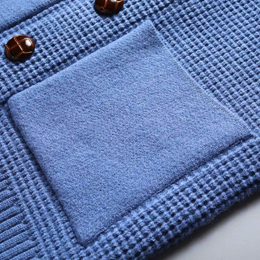 Matthew Vintage Men’s Cardigan – Classic Knitwear with Timeless Retro Design