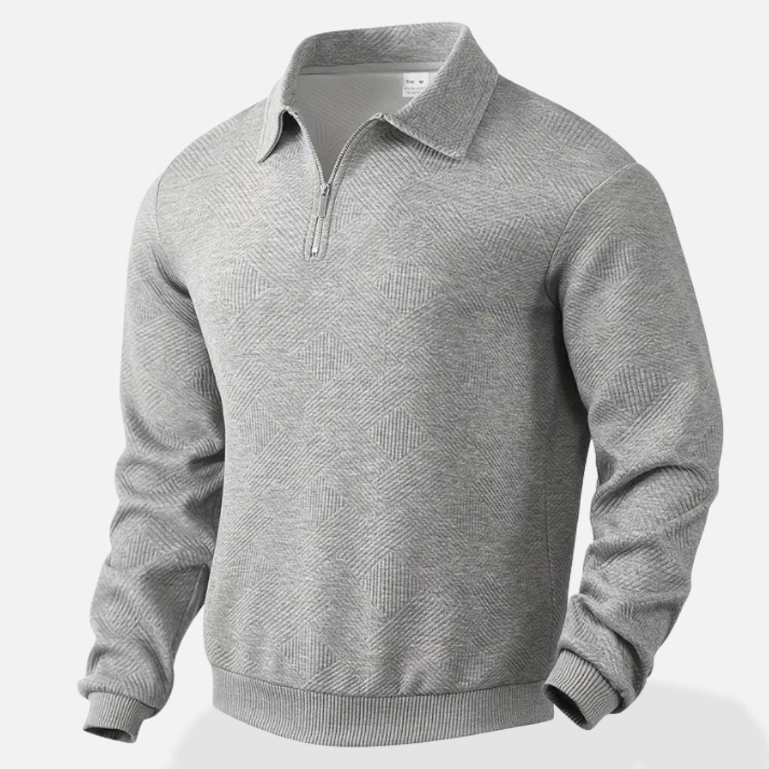 Men's Premium Wool Half-Zip Sweater