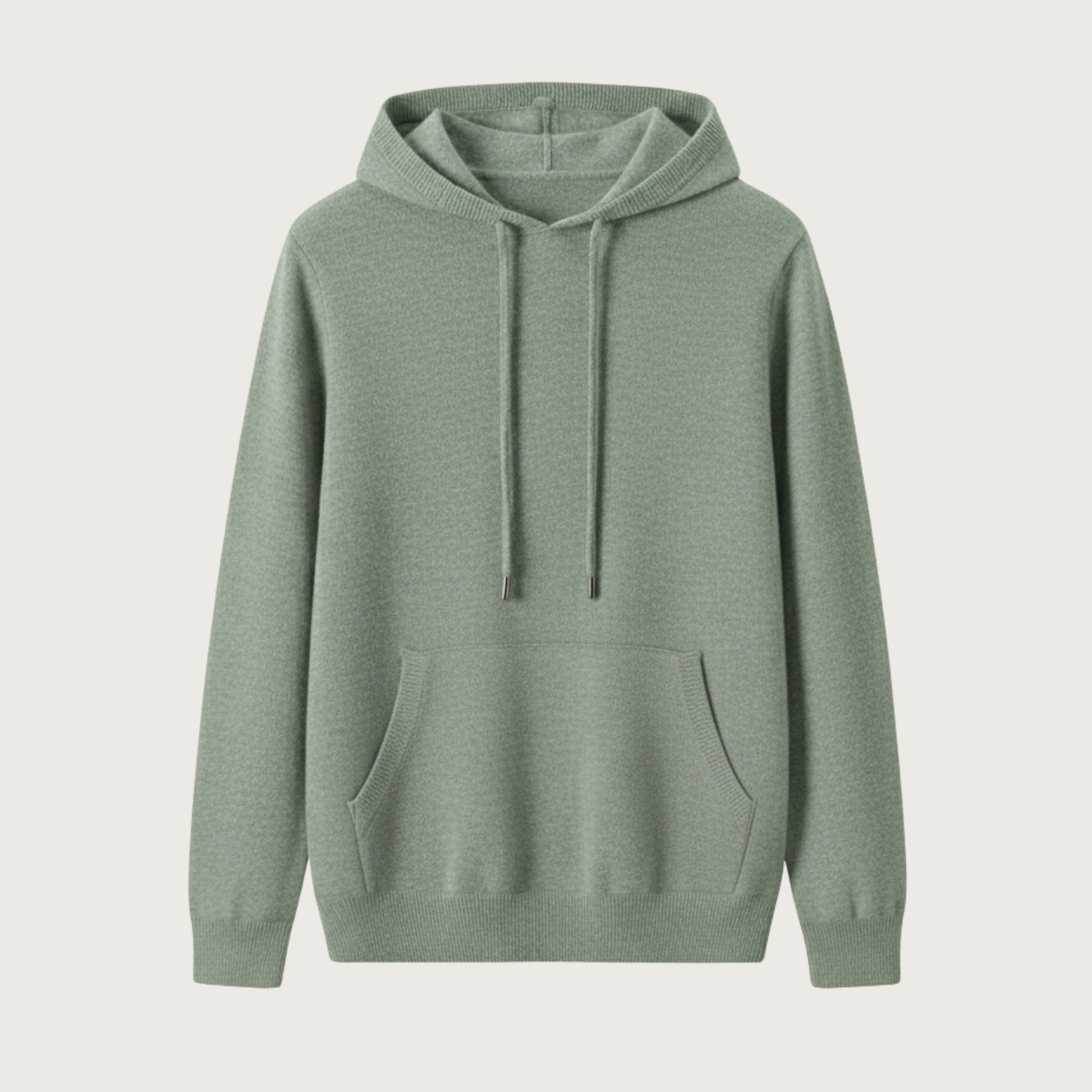 Solorfit Men’s Cashmere Hoodie – Luxury Soft Knit, Warm Lightweight Comfort