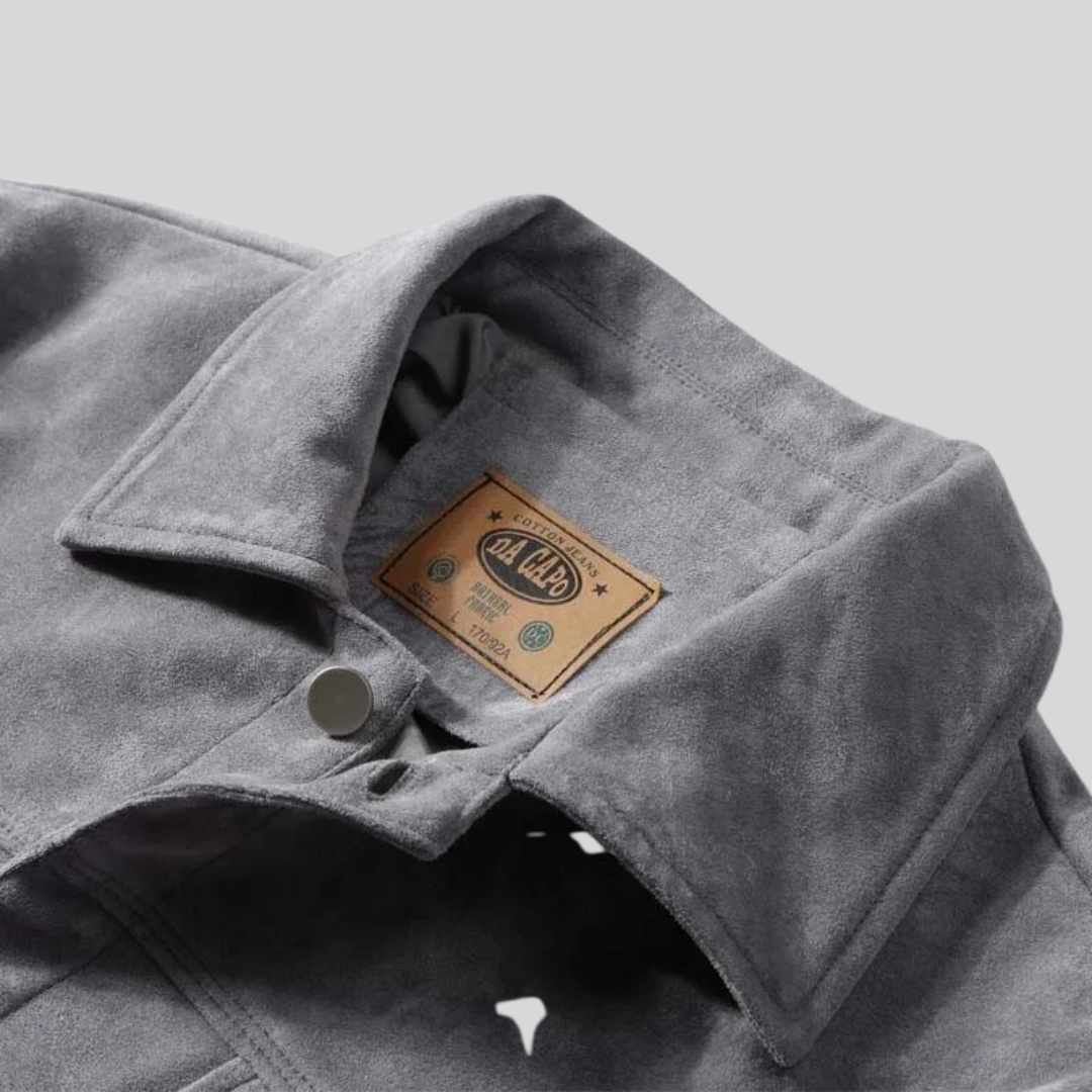 Valente | Suede Men Classic Jacket