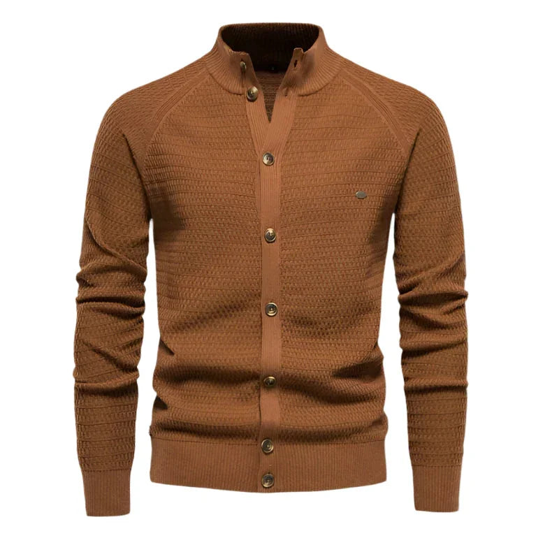 Classic Cashmere Refined Men’s Knit Cardigan – Lightweight, Soft & Stylish