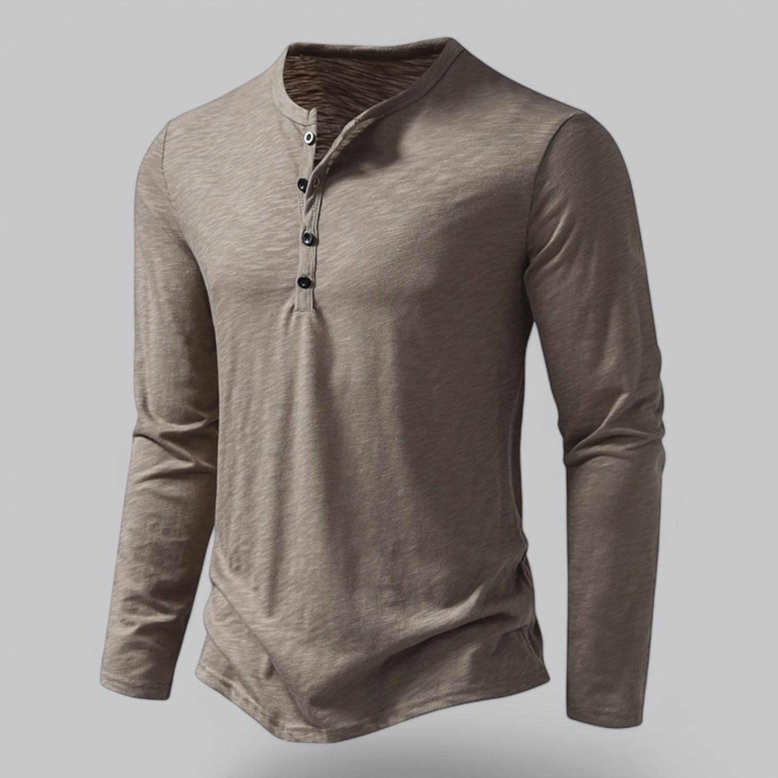 Spraykis | Men's Henley T-Shirt Long Sleeve