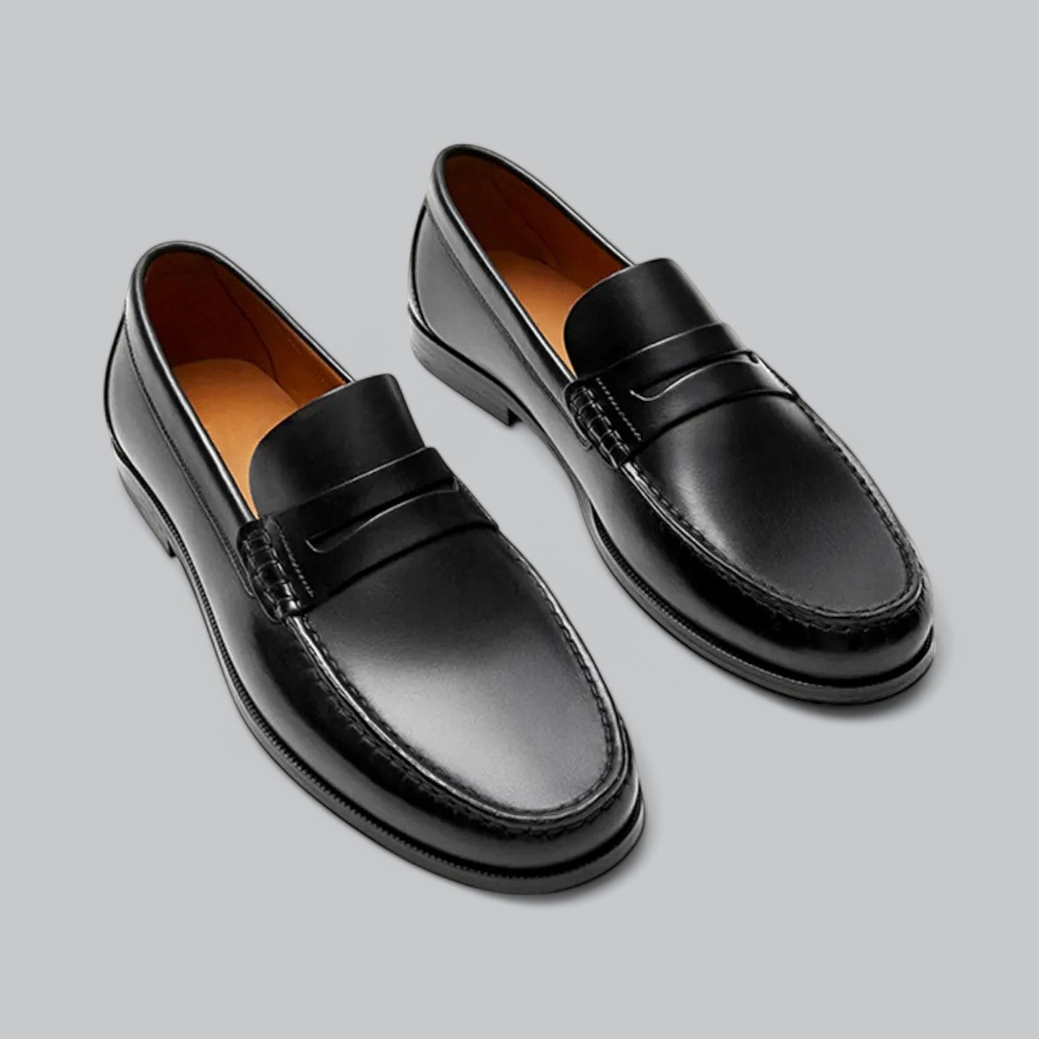 Men’s Penny Loafers | Genuine Leather | Timeless Elegance & Comfort