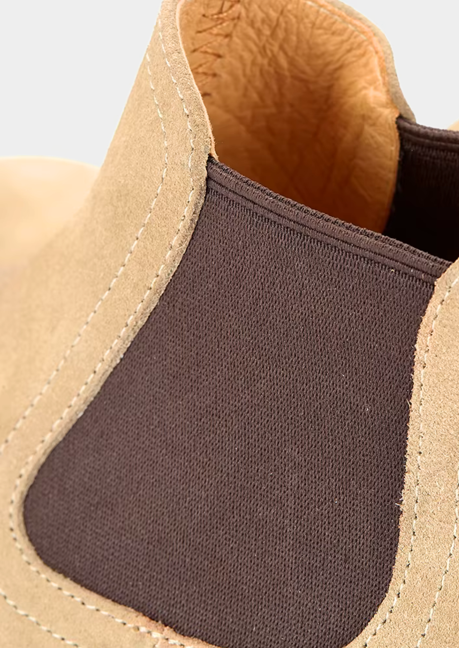 Sand Suede Chelsea Winter Boot – Men’s Warm Slip-On Ankle Boot