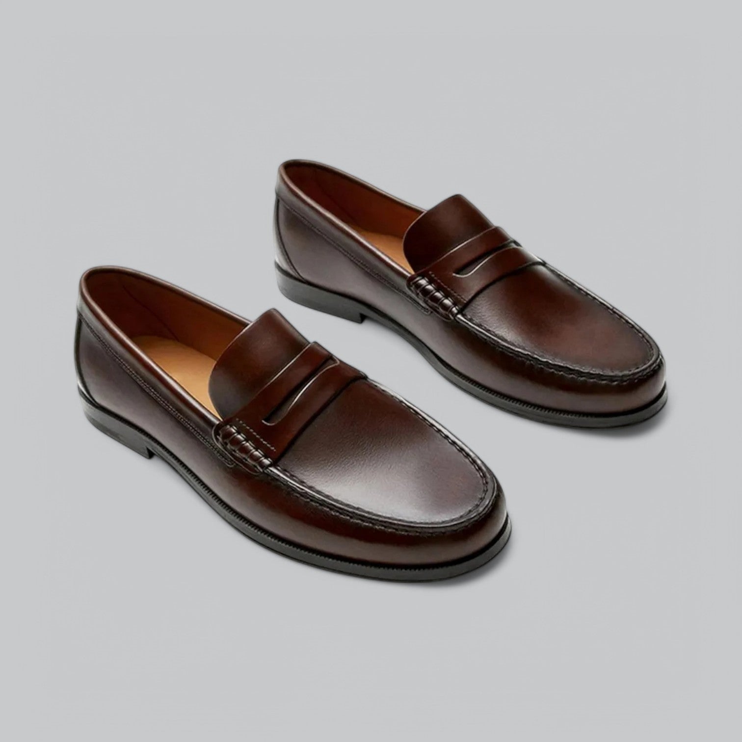 Men’s Penny Loafers | Genuine Leather | Timeless Elegance & Comfort