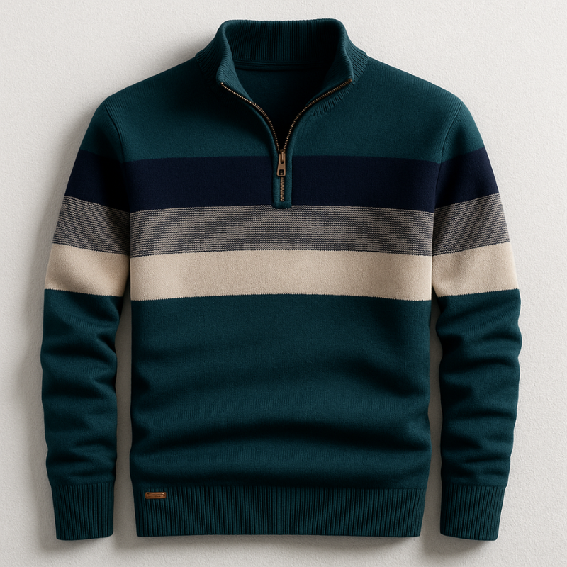 Bradford Quarter-Zip Pullover – Men’s Soft Knit Mid-Layer | Modern Everyday Comfort