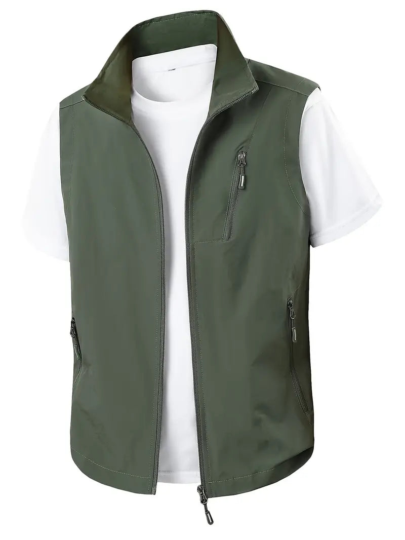 Spraykis | Men's Lightweight Zip-Up Vest/Bodywarmer – Sleeveless