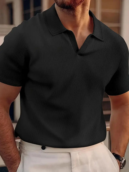 Bradley - Men's polo t-shirt short sleeves and v-neck