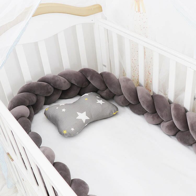 Braided Baby Crib Bumper Protection