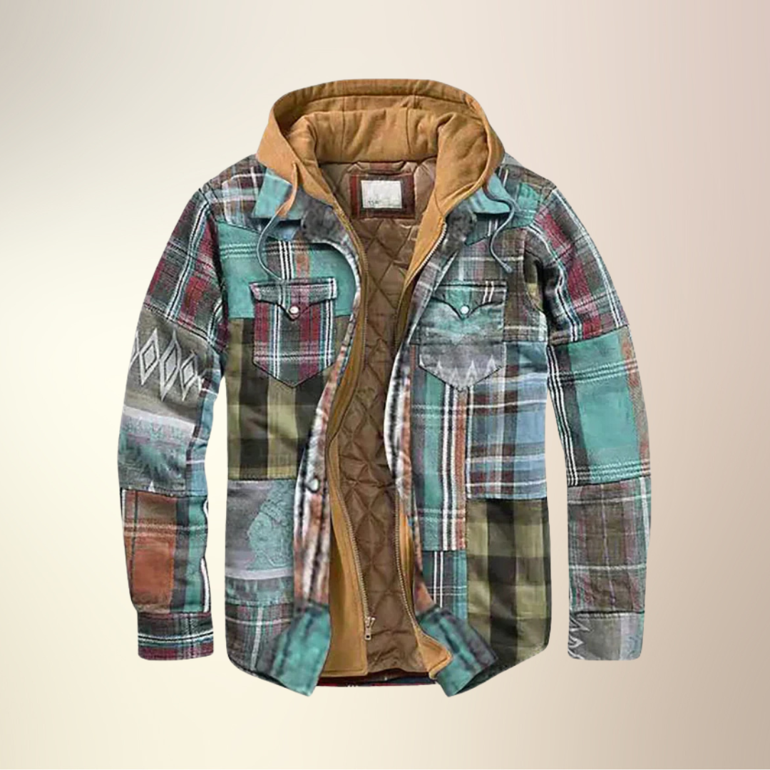 Yves | Men’s Patchwork Jacket – Distinct Design, Effortless Expression