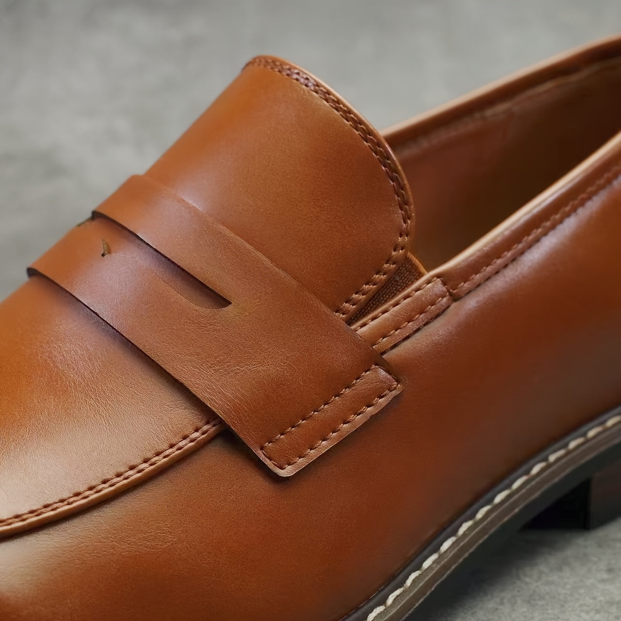 Men’s Slip-On Dress Loafers –  Footwear with Non-Slip Sole