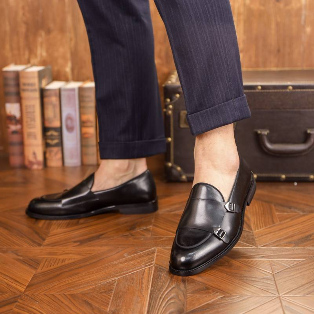 Brunello Pacciano Men Dress Leather Loafers