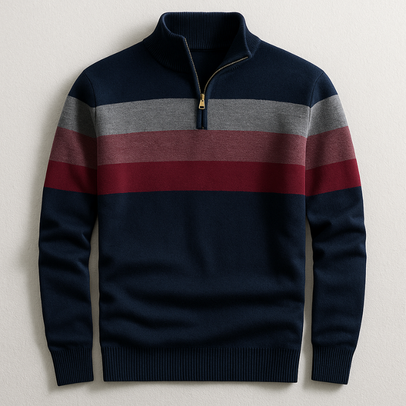 Bradford Quarter-Zip Pullover – Men’s Soft Knit Mid-Layer | Modern Everyday Comfort