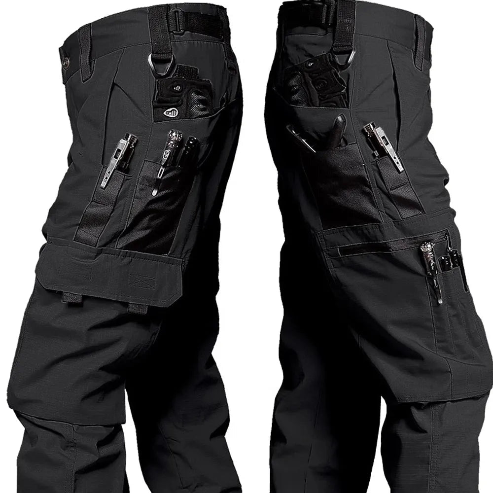 Tactical Camo Cargo Pants - Multi-Pocket, Water-Resistant, Military Grade