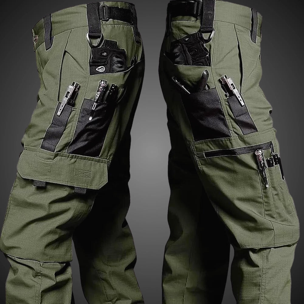 Tactical Camo Cargo Pants - Multi-Pocket, Water-Resistant, Military Grade